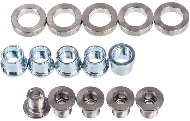 Shimano Tiagra FC-4603 5-arm Chainring Bolts - silver/universal