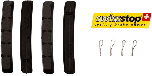 Swissstop Bremsgummis Cartridge RxPlus für V-Brake - original black/universal