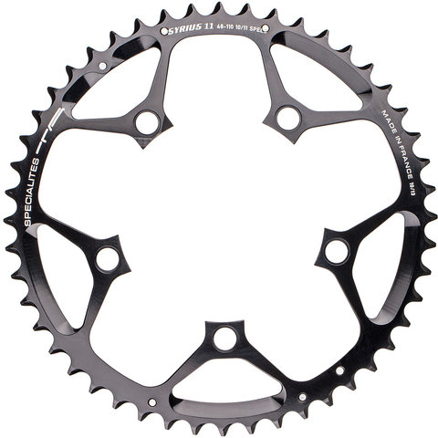 TA Syrius 11 Chainring, 5-arm, Outer, 110 mm BCD - black/48 tooth
