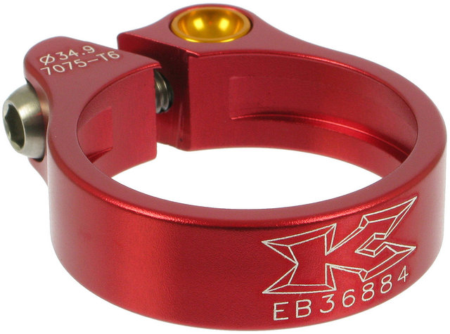 KCNC Road Lite SC7 Seatpost Clamp - red/34.9 mm