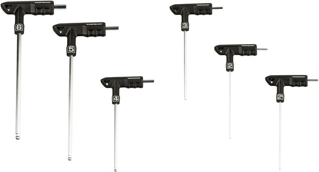 Topeak DuoHex Wrench Innensechskantschlüssel-Set T-Handle - schwarz/universal