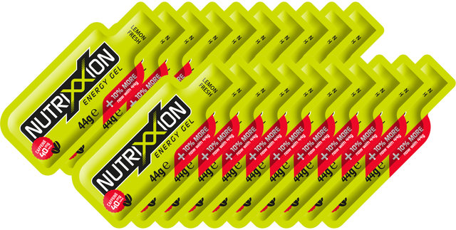 Nutrixxion Gel - 20 pièces - lemon fresh - caffeine/880 g