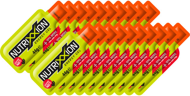 Nutrixxion Gel - 20 pièces - orange - caffeine/880 g