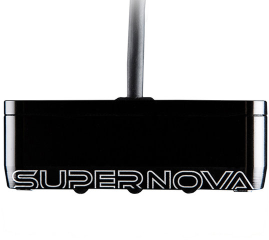 Supernova M99-E12 Tail Light LED Rücklicht mit Bremslicht für Gepäckträger StVZO - schwarz/Gepäckträger