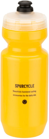 SPURCYCLE Must Go Hard Drink Bottle 650 ml - yellow/650 ml