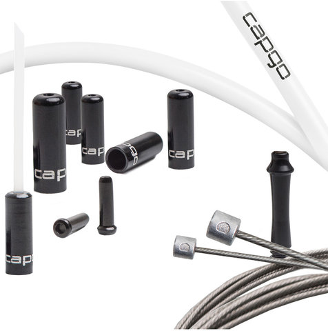 capgo OL Shift Cable set for Campagnolo - white/universal