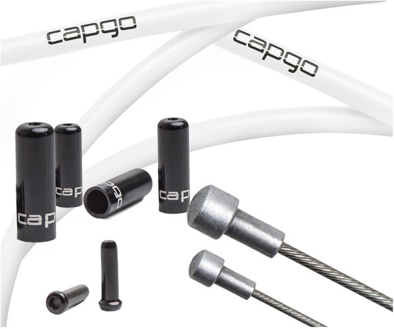 capgo OL Brake Cable Set for Campagnolo - white/universal