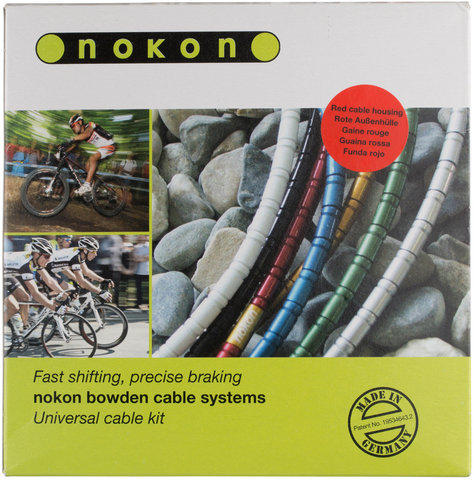 Nokon Konkavex Universal Shift or Brake Set - red/universal