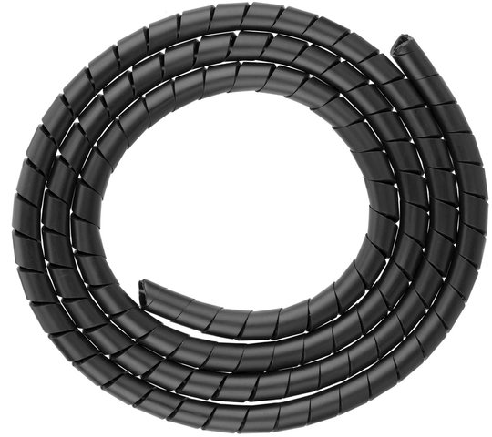 3min19sec Spiralschlauch - schwarz/1 m