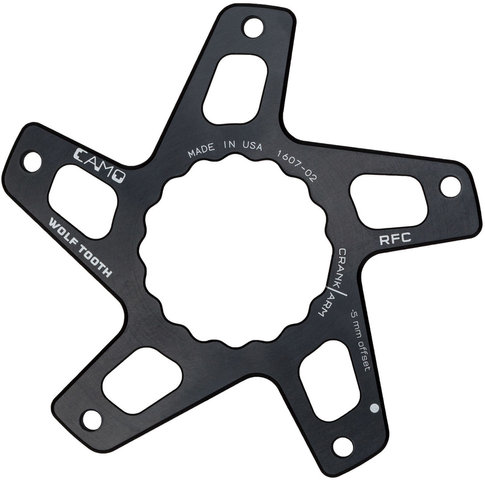 Wolf Tooth Components CAMO Direct Mount Spider für Race Face Cinch - black/-5 mm