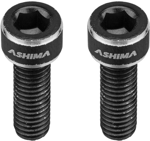 ASHIMA Aluminium Screws for Bottle Cage - black/universal