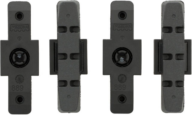 Magura Bremsschuhe Standard für unbeschichtete Aluminiumfelgen - schwarz/universal
