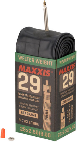 Maxxis Cámara de aire weight 29+ - negro/29 x 2,5-3,0 SV 48 mm