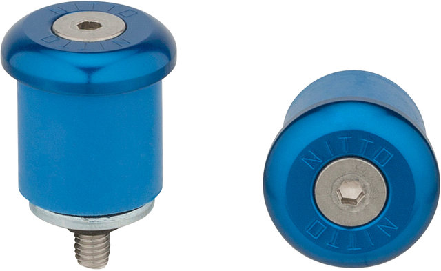 NITTO EC-01 Handlebar End Plugs - blue/universal