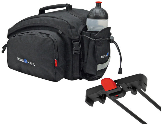 Rixen & Kaul Rackpack 1 Pannier Rack Bag w/ Racktime Adapter - black/10 litres