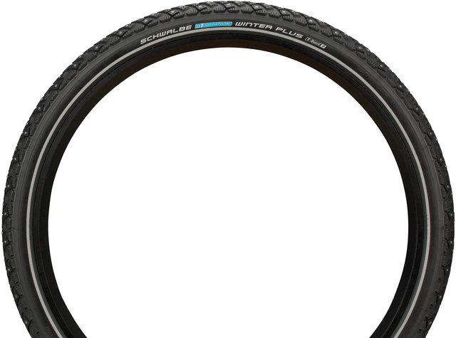 Schwalbe Marathon Winter Plus 28" Wired Spike Tyre - black-reflective/50-622 (28x2.0)