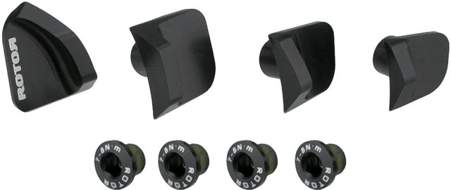 Rotor Crank Covers Kettenblattschrauben-Abdeckung Shimano Ultegra R8000 - schwarz/universal