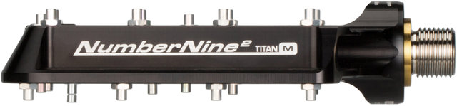 Syntace NumberNine2 Titanium Platform Pedals - raceblack/M