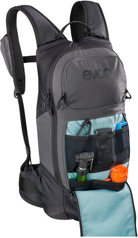 evoc FR Lite Race Protector Backpack - carbon-grey black/10 litres, M/L