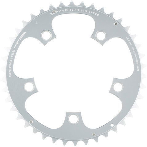 TA Zephyr Chainring, 5-arm, Outer, 110 mm BCD - silver/42 tooth