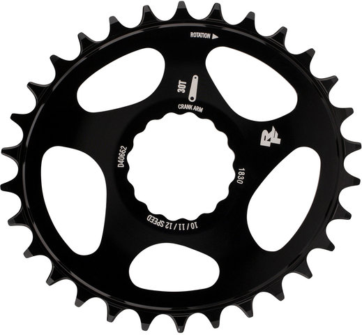 Race Face Cinch Direct Mount Oval Chainring - black/30 tooth