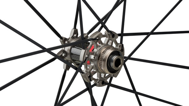 Fulcrum Racing Zero Carbon DB Disc Center Lock Laufradsatz - schwarz/28" Satz (VR 12x100 + HR 12x142) Shimano