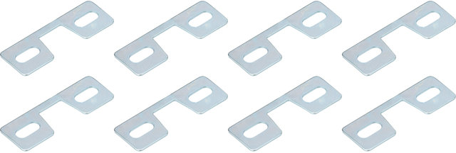 MKS Toe Clip Spacers - silver/universal