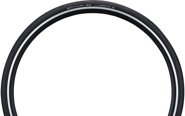 Schwalbe Lugano II 28" Folding Tyre - black/25-622 (700x25c)