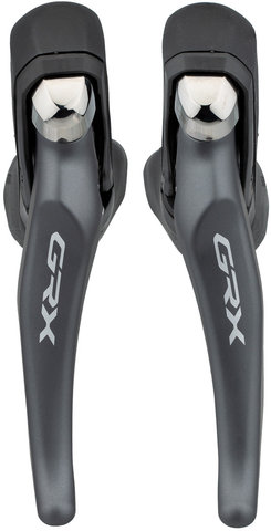 Shimano GRX BR-RX810 + ST-RX810 / BL-RX810 Disc Brake Set - black-grey/set (front+rear)