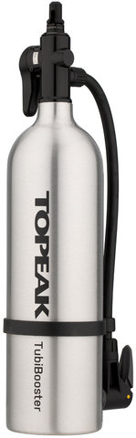 Topeak CO2-Inflator TubiBooster X avec Réservoir d'Air Comprimé - noir-argenté/universal