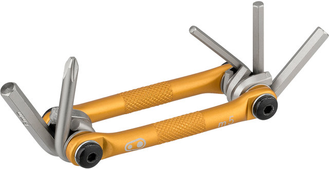 crankbrothers M5 Multi-tool - gold/universal