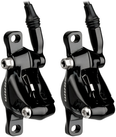 SRAM Apex 1 HRD DoubleTap® Hydraulic Disc Brake - black/set (front+rear)