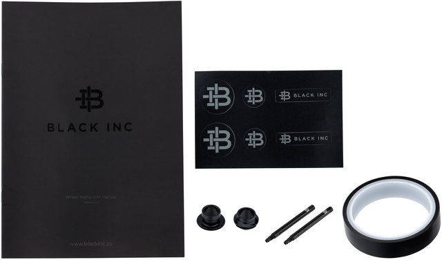 Black Inc Sixty All-Road Disc Center Lock Carbon 28" Laufradsatz - black/28" Satz (VR 12x100 + HR 12x142) Shimano