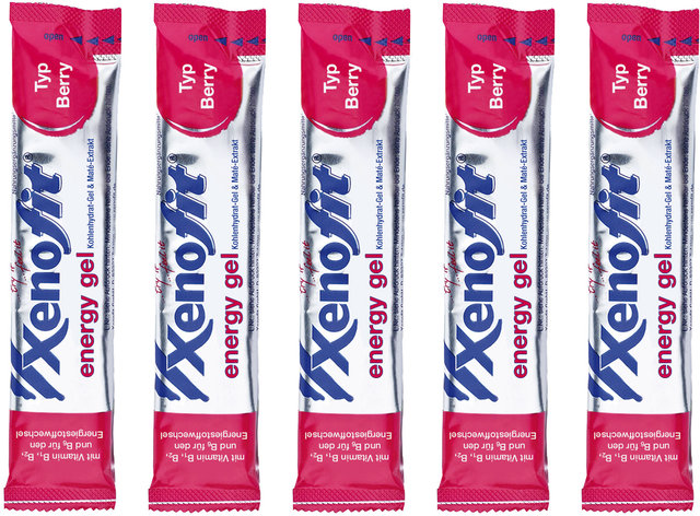 Xenofit energy gel - 5 pcs. - berry/125 g