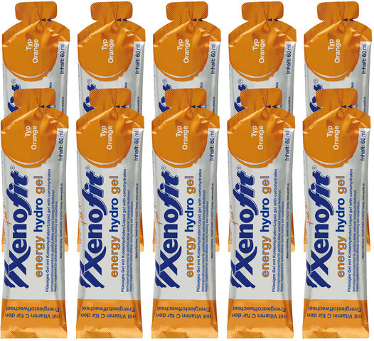 Xenofit Gel energy hydro - 10 pièces - orange/600 ml
