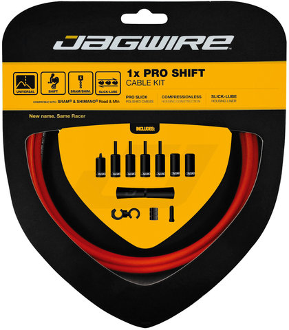Jagwire Set de Câbles de Vitesses 1X Pro - orange/universal