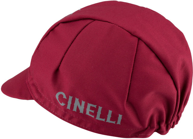 Cinelli Crest Radmütze - burgundy/unisize