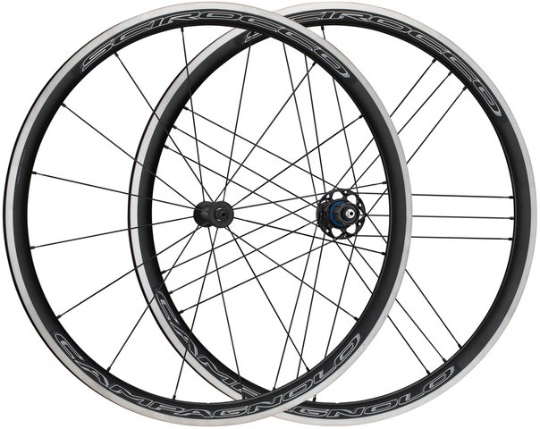 Campagnolo Juego de ruedas Scirocco C17 - black/28" set (RD 9x100 + RT 10x130) Shimano