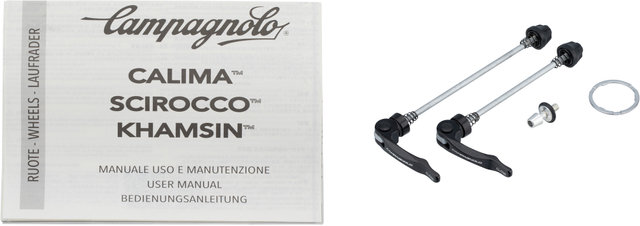 Campagnolo Calima G3 Wheelset - black/28" set (front 9x100 + rear 10x130) Shimano