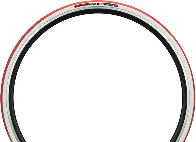 Elite Coperton Reifen für Rollentrainer - rot-weiß/25-622 (700 x 25C)