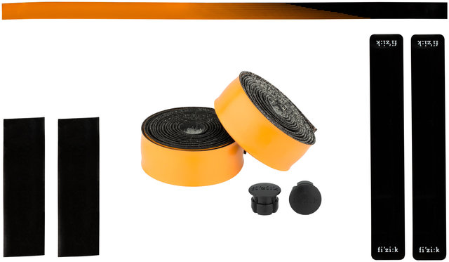 Fizik Vento Microtex Tacky Bicolor Handlebar Tape - black-orange/universal