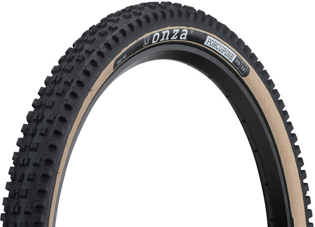 Onza Porcupine TRC MC60 Skinwall 27.5" Folding Tyre - black-brown/27.5x2.4