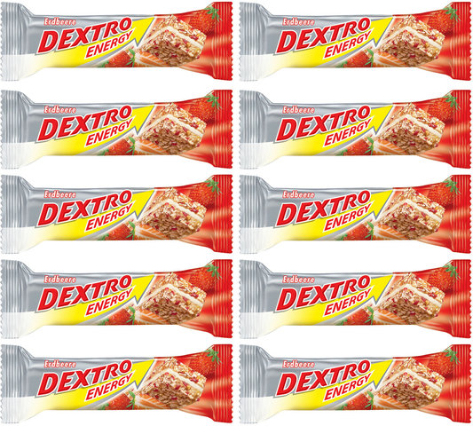 Dextro Energy Riegel - 10 Stück - strawberry/350 g