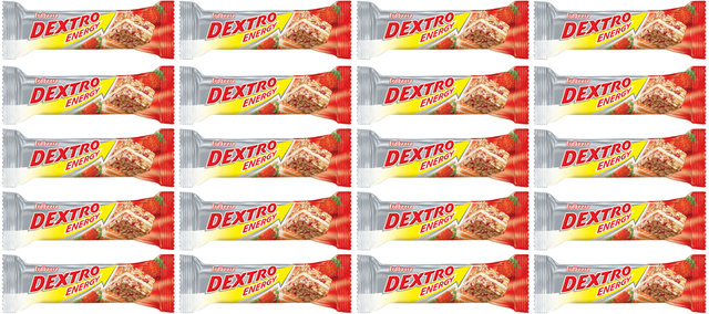 Dextro Energy Riegel - 20 Stück - strawberry/700 g