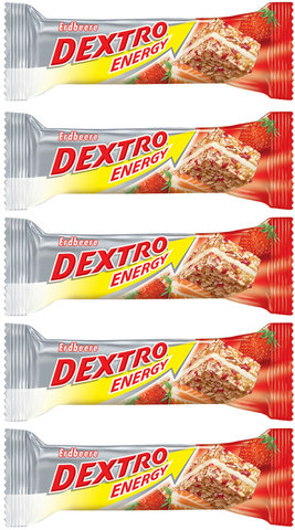 Dextro Energy Riegel - 5 Stück - strawberry/175 g