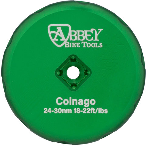 Abbey Bike Tools Bottom Bracket Socket Single Sided for Colnago - green/universal