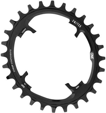 OneUp Components Oval Switch V2 Chainring - black/28 tooth