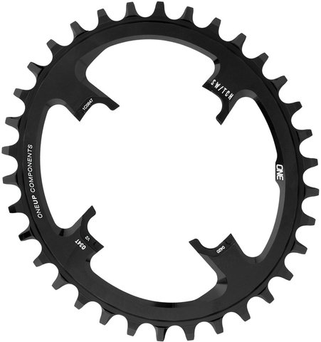 OneUp Components Oval Switch V2 Chainring - black/34 tooth