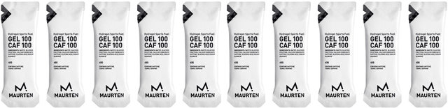 Maurten Gel Énergétique GEL 100 CAF 100 - 10 pièces - neutre/400 g