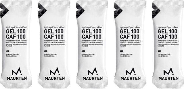 Maurten Gel Énergétique GEL 100 CAF 100 - 5 pièces - neutre/200 g